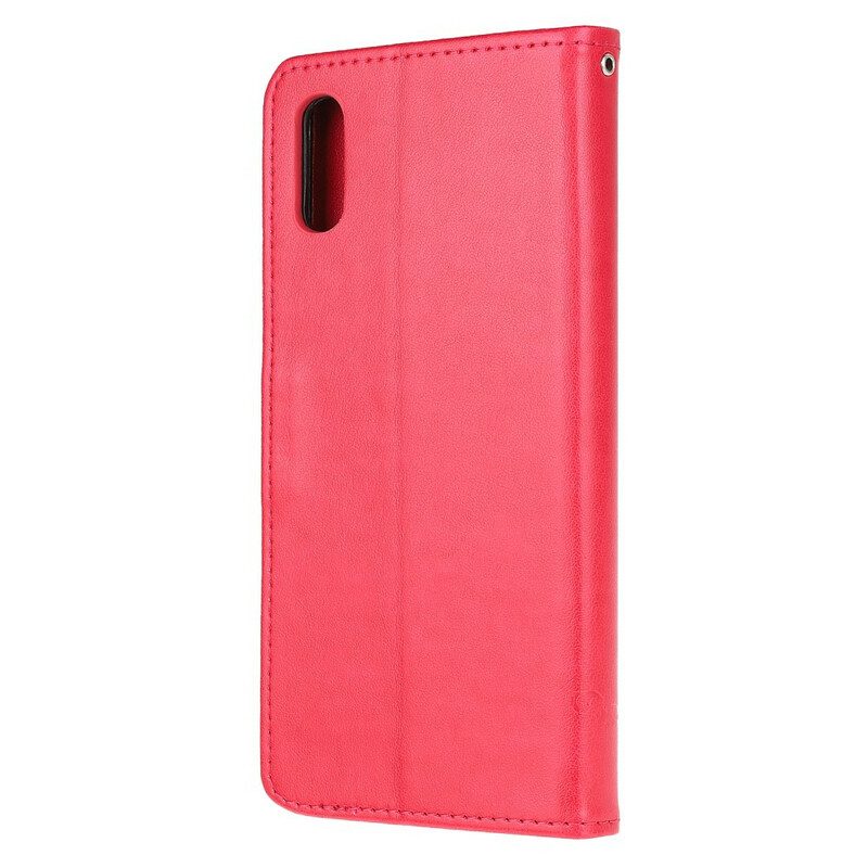 Fodral För Xiaomi Redmi 9A Asiatiska Fjärilar Och Blommor