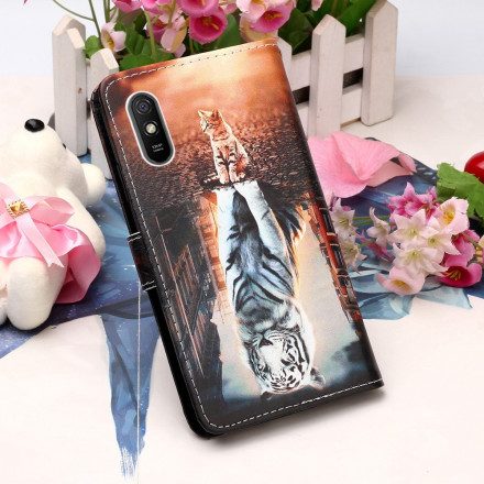 Fodral För Xiaomi Redmi 9A Med Kedjar Vortor Av Ernest The Thong Cat