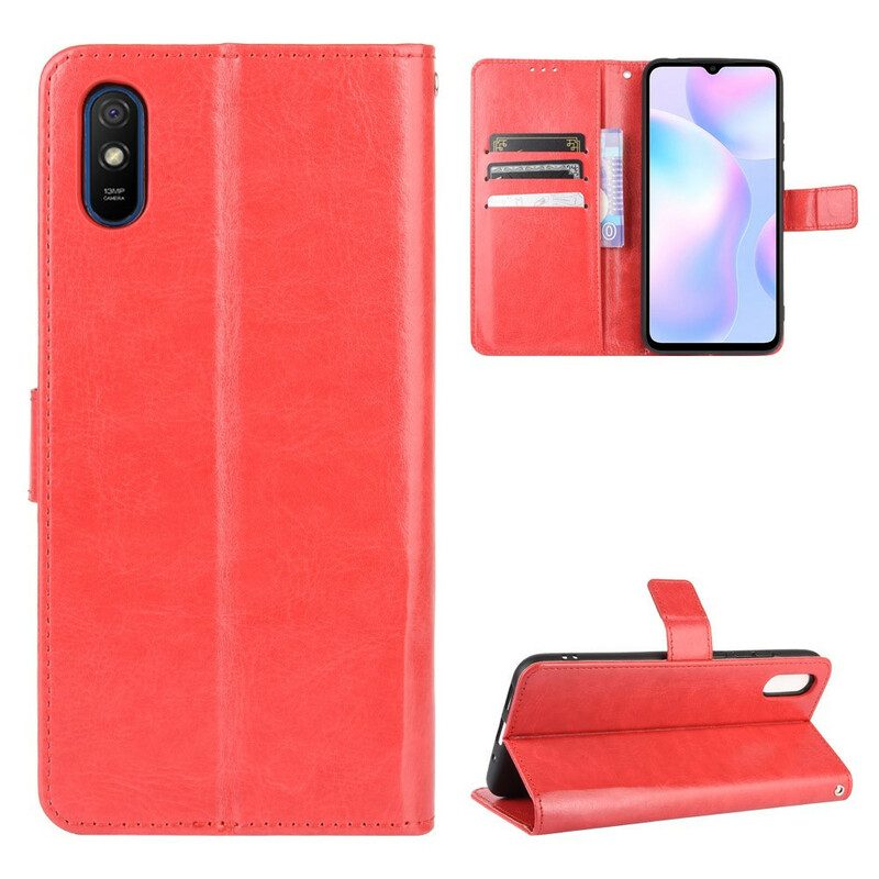 Fodral För Xiaomi Redmi 9A Plinkande Konstläder