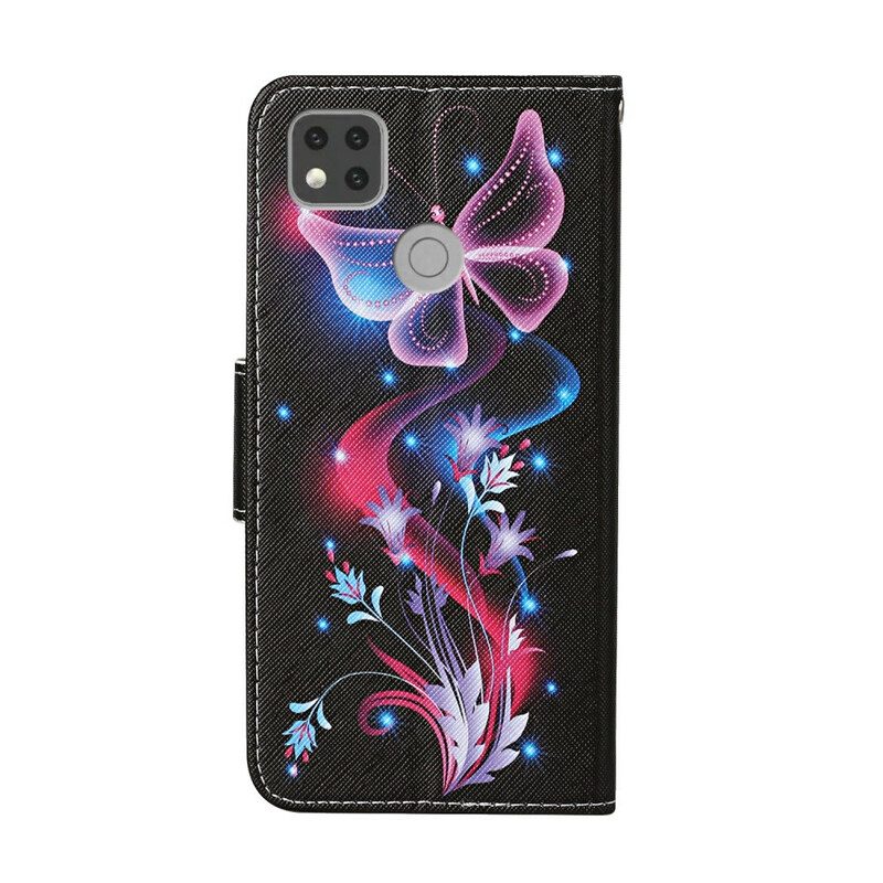 Fodral För Xiaomi Redmi 9C Förhäxade Fjärilar