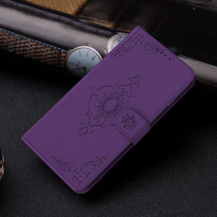 Fodral För Xiaomi Redmi 9C Med Kedjar Barock Blomrem