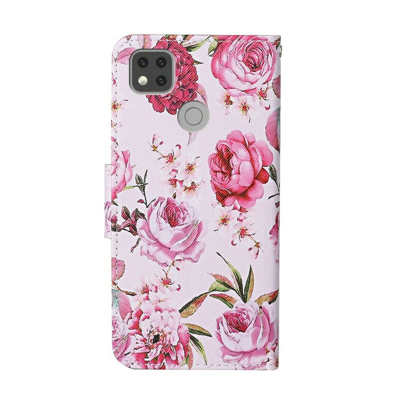 Fodral För Xiaomi Redmi 9C Retro Liberty Blommor