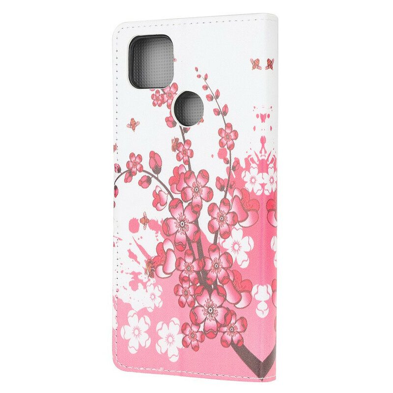 Fodral För Xiaomi Redmi 9C Tropiska Blommor