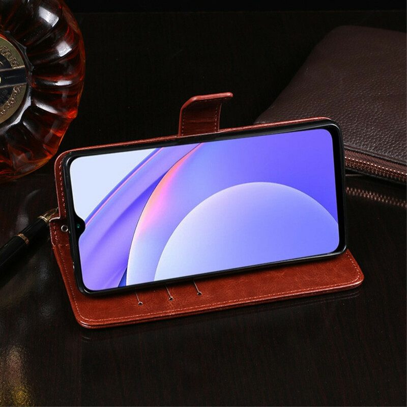 Fodral För Xiaomi Redmi 9T Imitation Läder Idewei