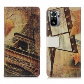 Fodral För Xiaomi Redmi Note 10 / 10S Eiffeltornet På Hösten