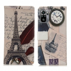 Fodral För Xiaomi Redmi Note 10 / 10S Poetens Eiffeltorn