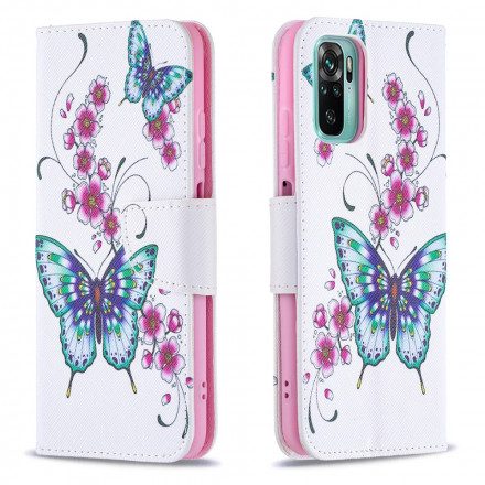 Fodral För Xiaomi Redmi Note 10 / 10S Underbara Fjärilar