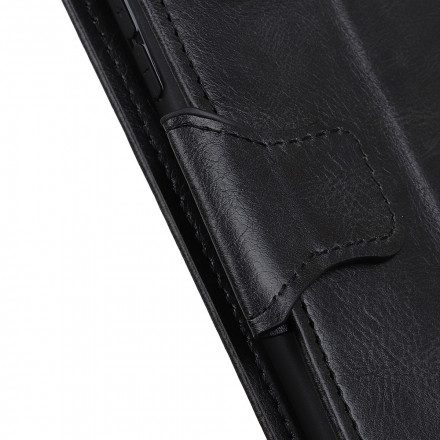 Fodral För Xiaomi Redmi Note 10 / 10S Vändbart Spänne Med Lädereffekt