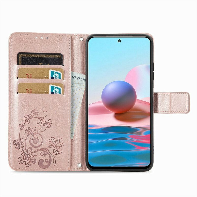 Fodral För Xiaomi Redmi Note 10 5G / Poco M3 Pro 5G Blommor I Vinden