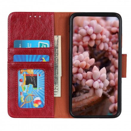 Fodral För Xiaomi Redmi Note 10 5G / Poco M3 Pro 5G Delat Nappaläder