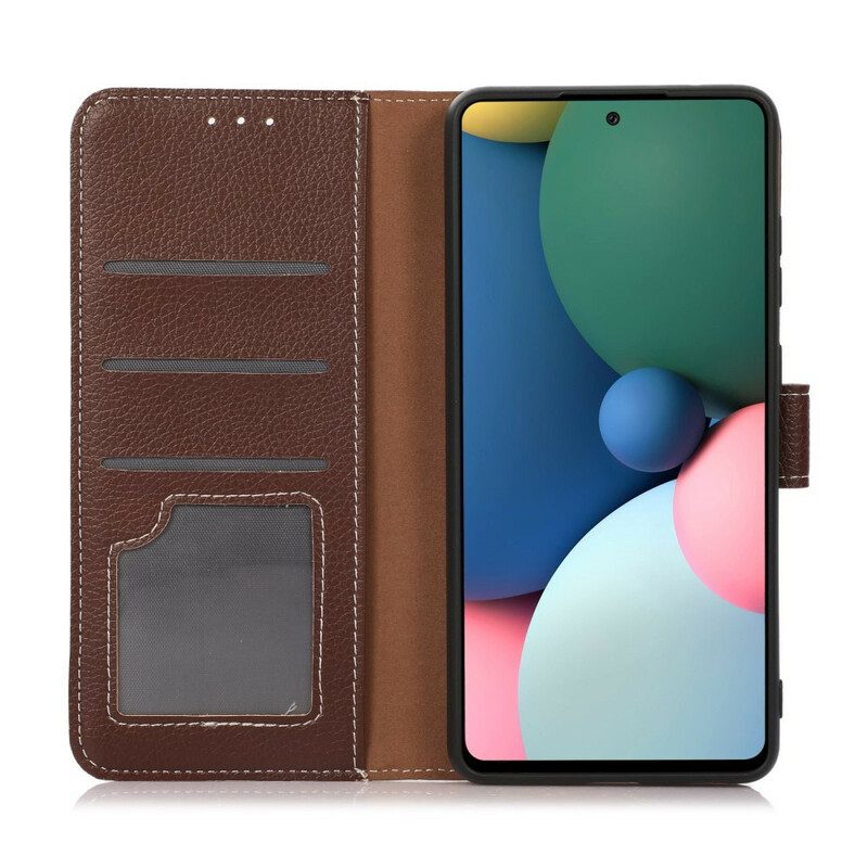 Fodral För Xiaomi Redmi Note 10 5G / Poco M3 Pro 5G Lychee Textur