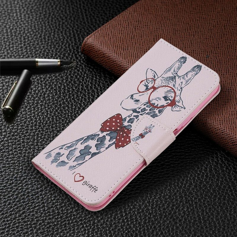 Fodral För Xiaomi Redmi Note 10 5G / Poco M3 Pro 5G Nördig Giraff