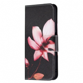 Fodral För Xiaomi Redmi Note 10 5G / Poco M3 Pro 5G Rosa Blomma