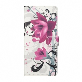 Fodral För Xiaomi Redmi Note 10 5G / Poco M3 Pro 5G Tropiska Blommor
