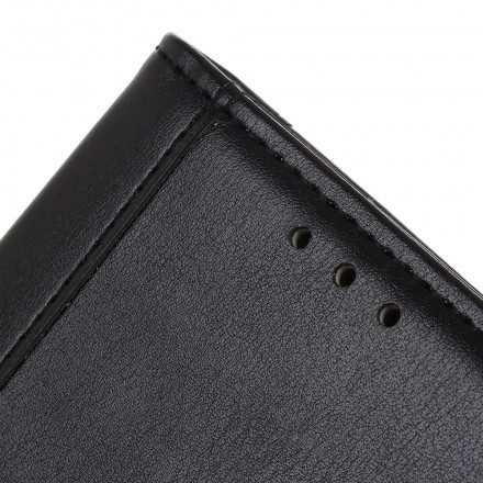 Fodral För Xiaomi Redmi Note 10 Pro Delat Läderstil
