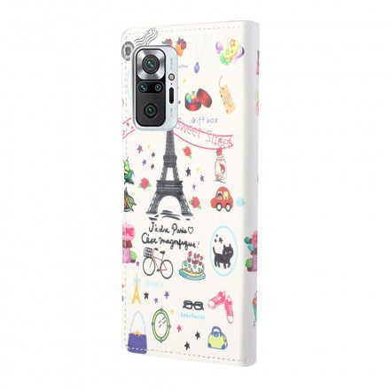 Fodral För Xiaomi Redmi Note 10 Pro Jag Älskar Paris
