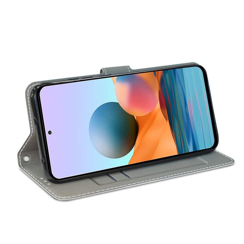 Fodral För Xiaomi Redmi Note 10 Pro Marmor Med Rem