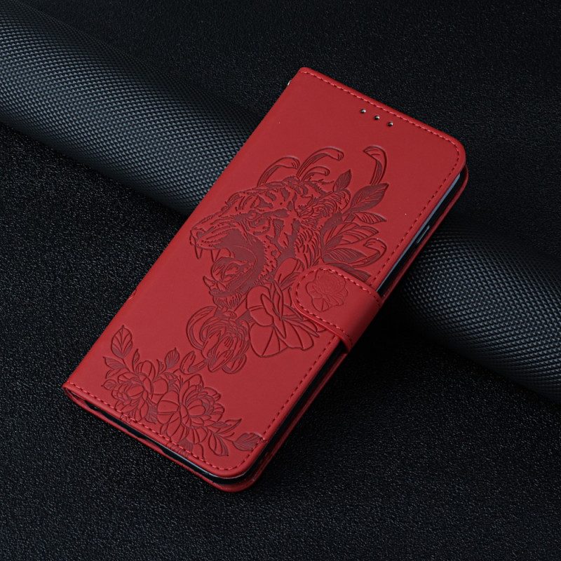 Fodral För Xiaomi Redmi Note 10 Pro Med Kedjar Barock Strappy Tiger
