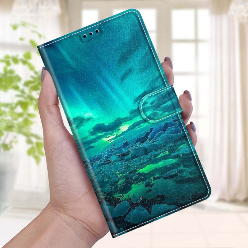 Fodral För Xiaomi Redmi Note 10 Pro Med Kedjar Remlandskap