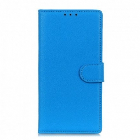 Fodral För Xiaomi Redmi Note 10 Pro Premium Litchi Lädereffekt