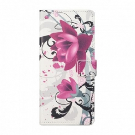 Fodral För Xiaomi Redmi Note 10 Pro Tropiska Blommor