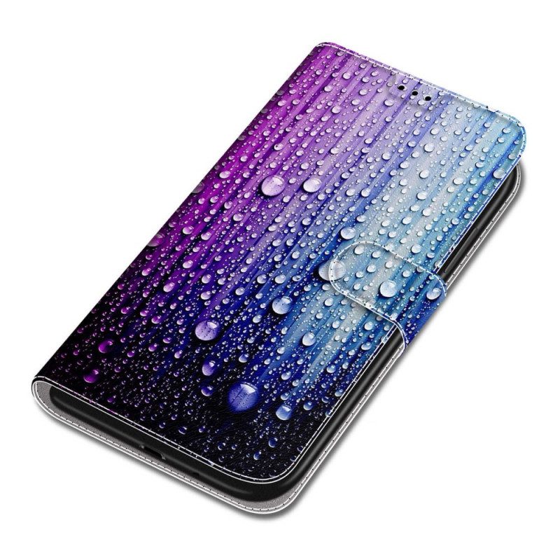 Fodral För Xiaomi Redmi Note 10 Pro Vattendroppar Med Snodd