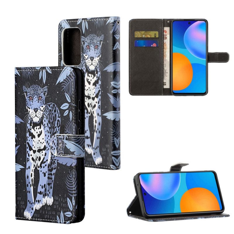 Fodral För Xiaomi Redmi Note 11 / 11S Med Kedjar Thong Leopard