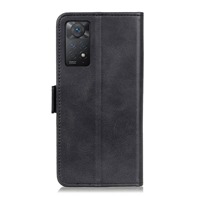 Fodral För Xiaomi Redmi Note 11 Pro 4G / 5G Folio-fodral Dubbel Klaff