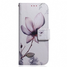 Fodral För Xiaomi Redmi Note 11 Pro 4G / 5G Gammal Rosenblomma