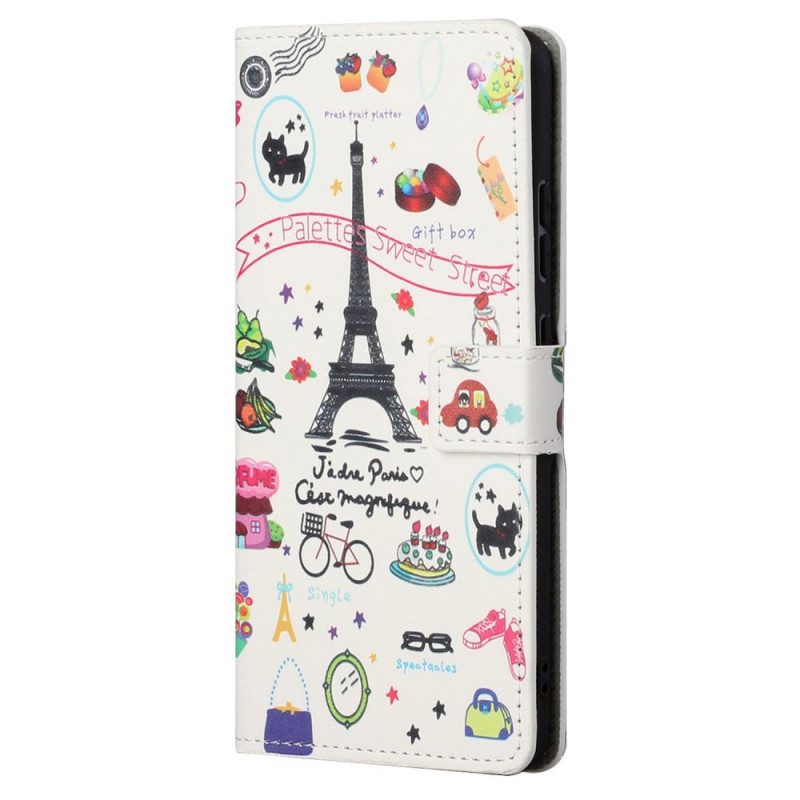 Fodral För Xiaomi Redmi Note 11 Pro 4G / 5G Jag Älskar Paris