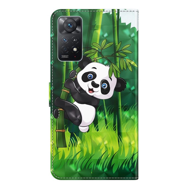 Fodral För Xiaomi Redmi Note 11 Pro 4G / 5G Panda Och Bambu