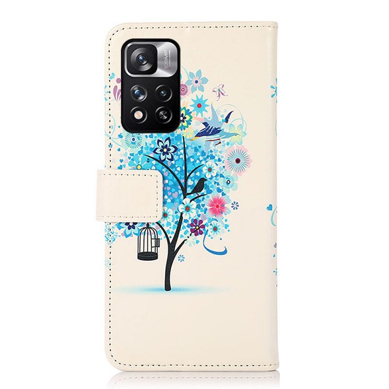 Fodral För Xiaomi Redmi Note 11 Pro Plus 5G Blommande Träd