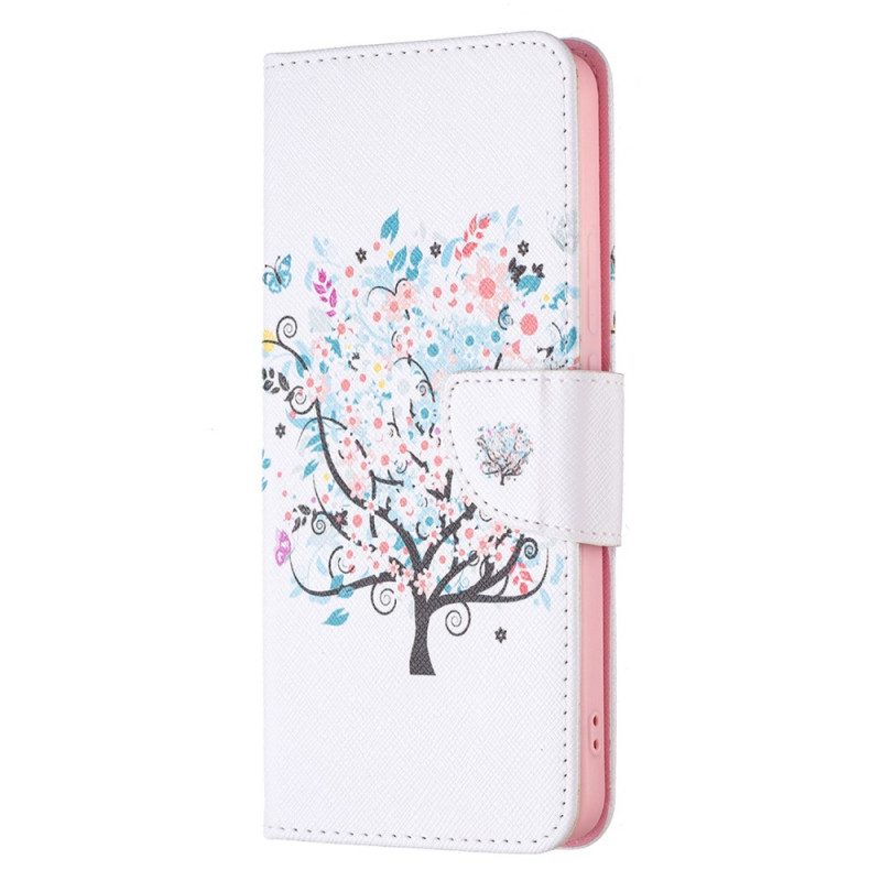 Fodral För Xiaomi Redmi Note 11 Pro Plus 5G Blommigt Träd