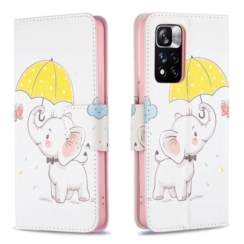 Fodral För Xiaomi Redmi Note 11 Pro Plus 5G Elefantbebis