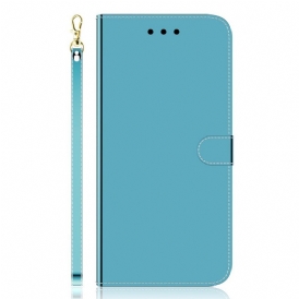 Fodral För Xiaomi Redmi Note 11 Pro Plus 5G Konstläderspegel