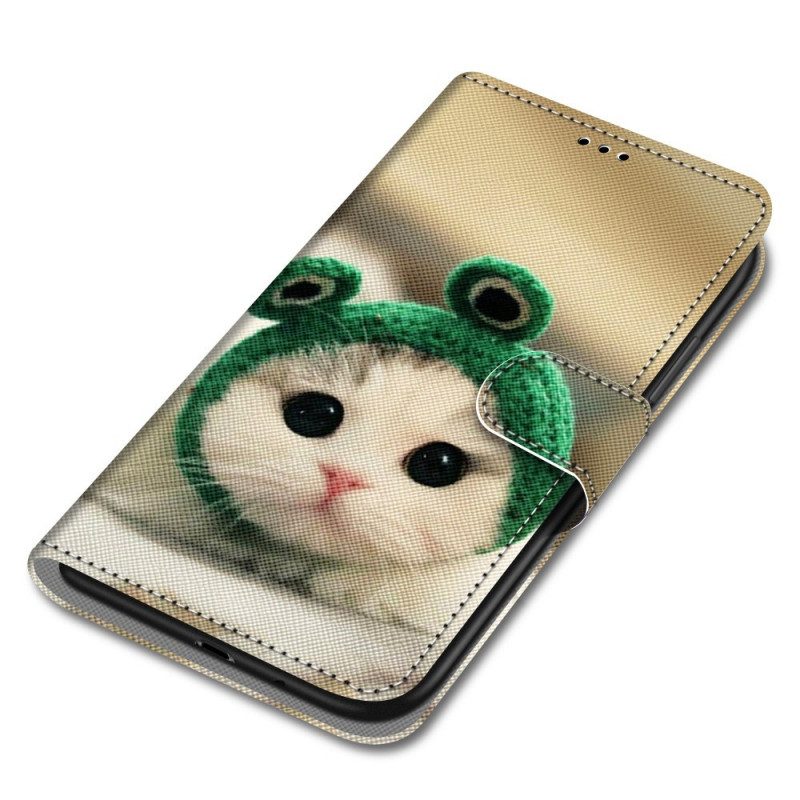 Fodral För Xiaomi Redmi Note 11 Pro Plus 5G Med Kedjar Rolig Strappy Kitten