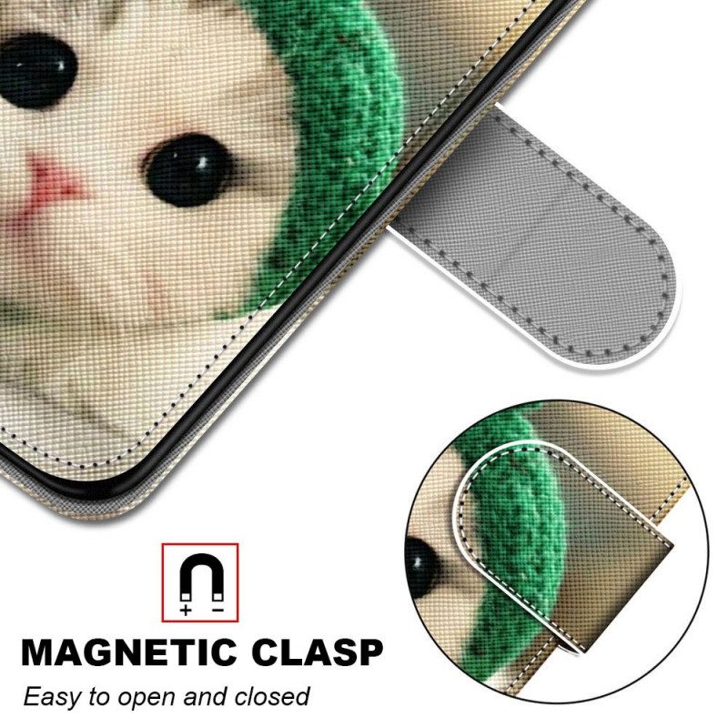 Fodral För Xiaomi Redmi Note 11 Pro Plus 5G Med Kedjar Rolig Strappy Kitten
