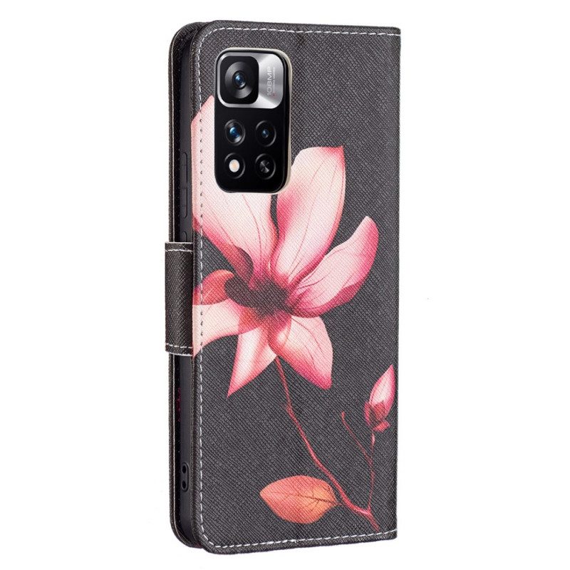 Fodral För Xiaomi Redmi Note 11 Pro Plus 5G Rosa Blomma