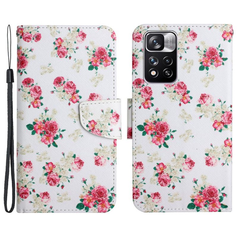 Fodral För Xiaomi Redmi Note 11 Pro Plus 5G Royal Liberty Flowers