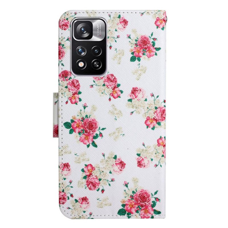 Fodral För Xiaomi Redmi Note 11 Pro Plus 5G Royal Liberty Flowers