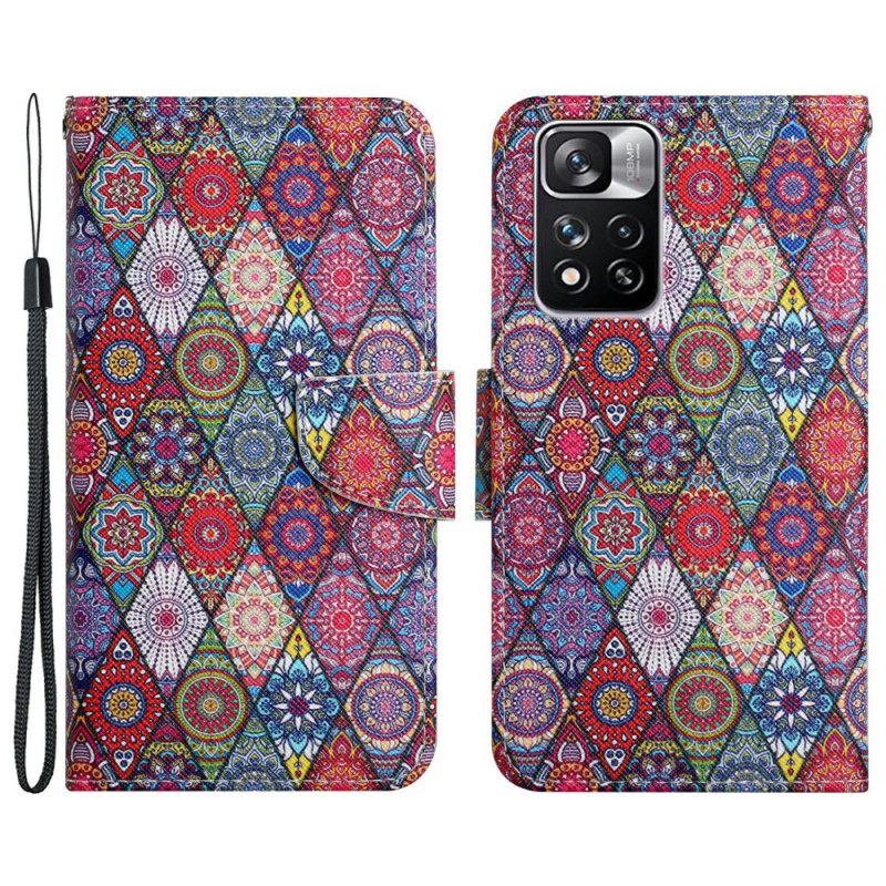 Fodral För Xiaomi Redmi Note 11 Pro Plus 5G Tapestrymönster