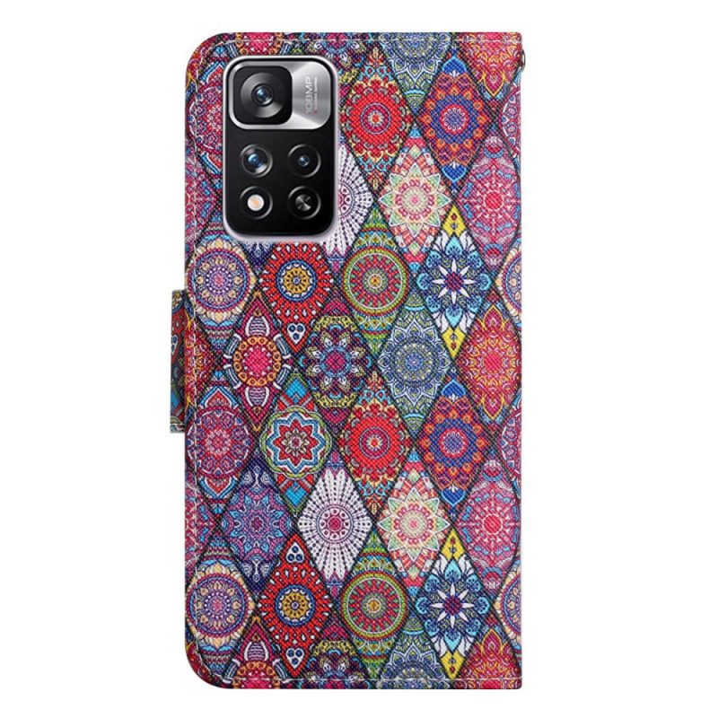 Fodral För Xiaomi Redmi Note 11 Pro Plus 5G Tapestrymönster