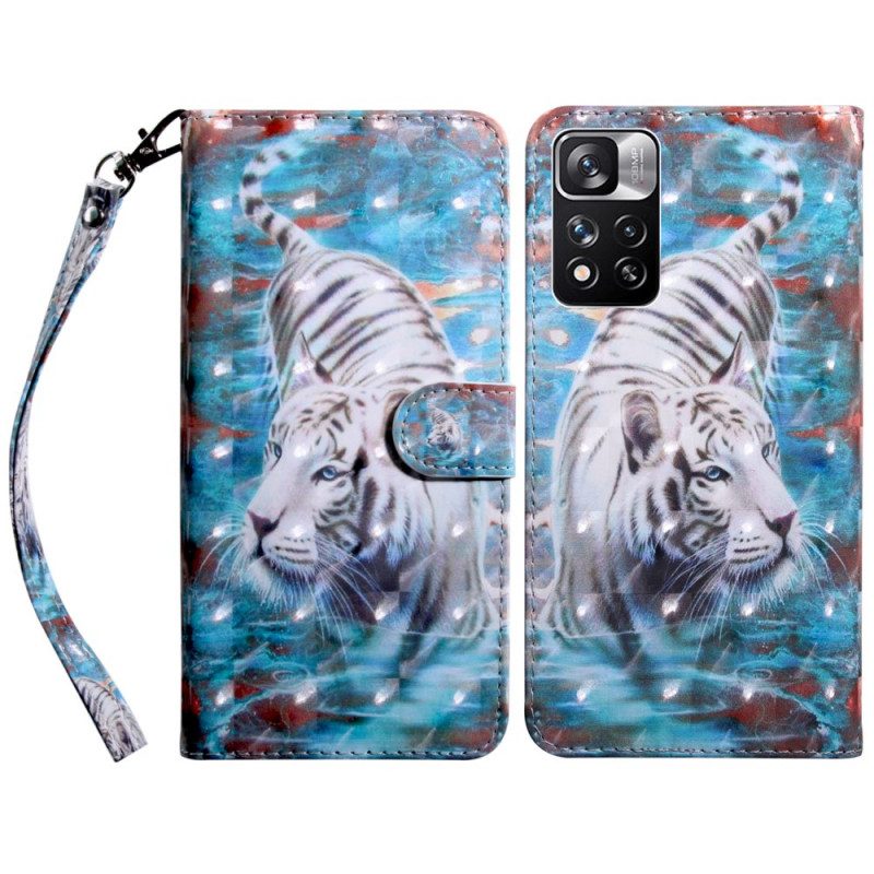 Fodral För Xiaomi Redmi Note 11 Pro Plus 5G Tiger I Vatten