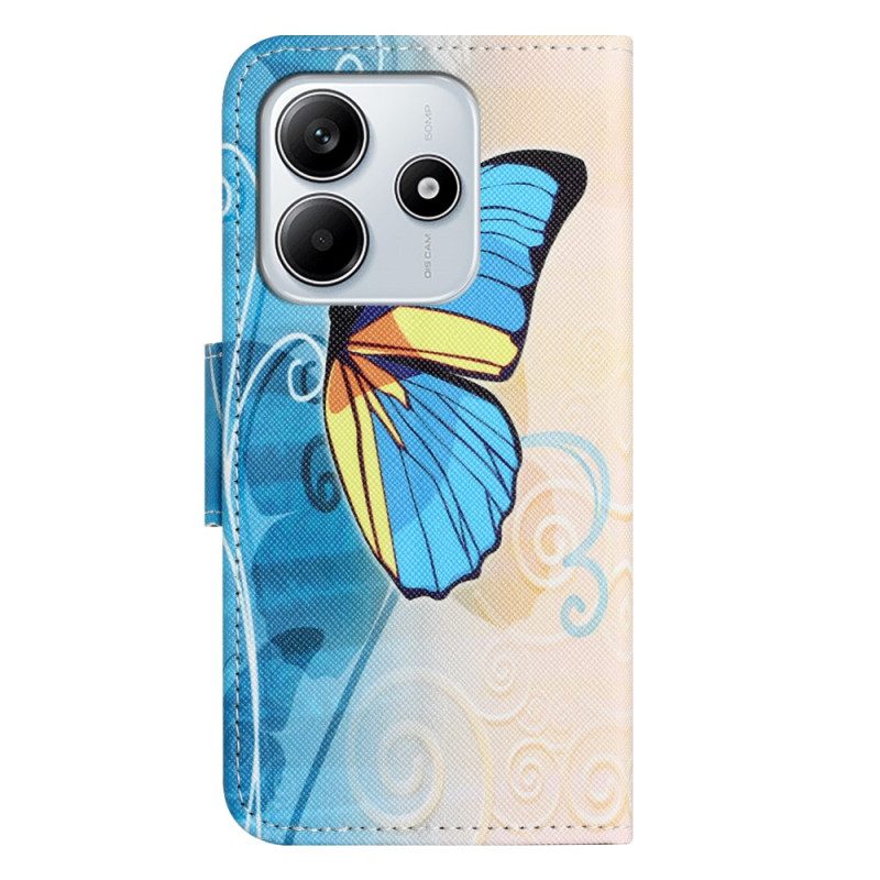 Fodral För Xiaomi Redmi Note 14 4g Fjäril