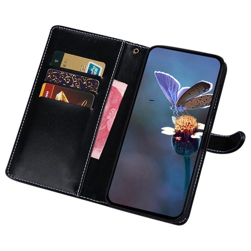 Fodral För Xiaomi Redmi Note 14 4g Krokodilstruktur Idewei