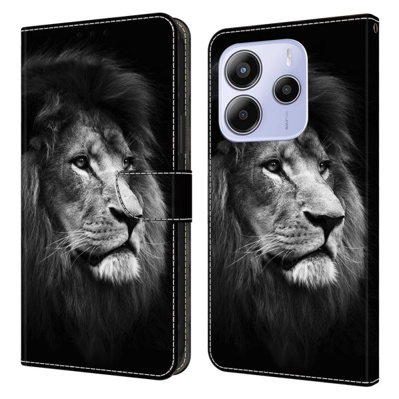 Fodral För Xiaomi Redmi Note 14 4g Lejonmönster