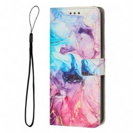 Fodral För Xiaomi Redmi Note 14 4g Marmorerad Effekt