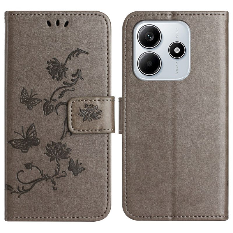 Fodral För Xiaomi Redmi Note 14 5g Blommönster