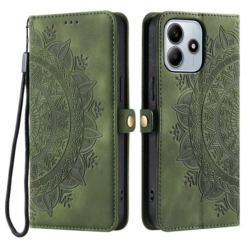 Fodral För Xiaomi Redmi Note 14 5g Mandala-plånbok