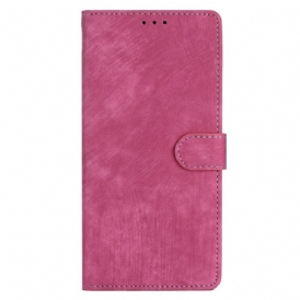 Fodral För Xiaomi Redmi Note 14 5g Mockaeffekt Med Rem